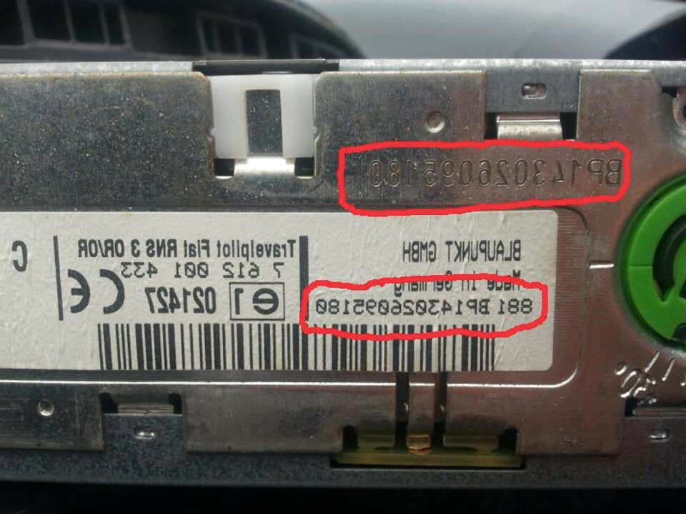 Codice Sblocco Radio Fiat Panda.Codice Autoradio Fiat Panda Usato In Italia Vedi Tutte I 38 Prezzi